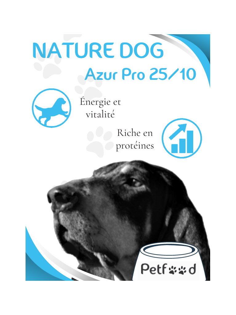 Croquettes Azur Pro 25/10 Nature Dog 15kg