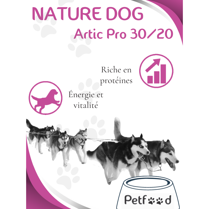 Croquettes Artic Pro 30/20 Nature Dog 15kg