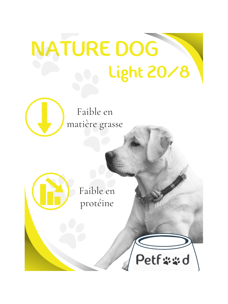 Croquettes Light 20/8 Nature Dog 15kg