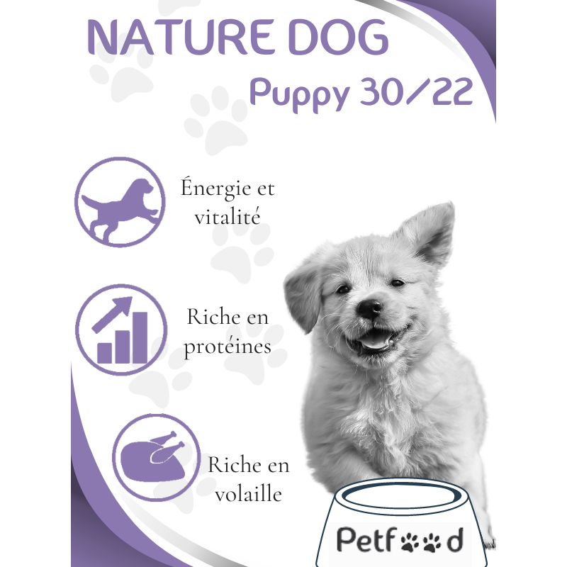 Croquettes Puppy 30/22 Nature Dog 4kg