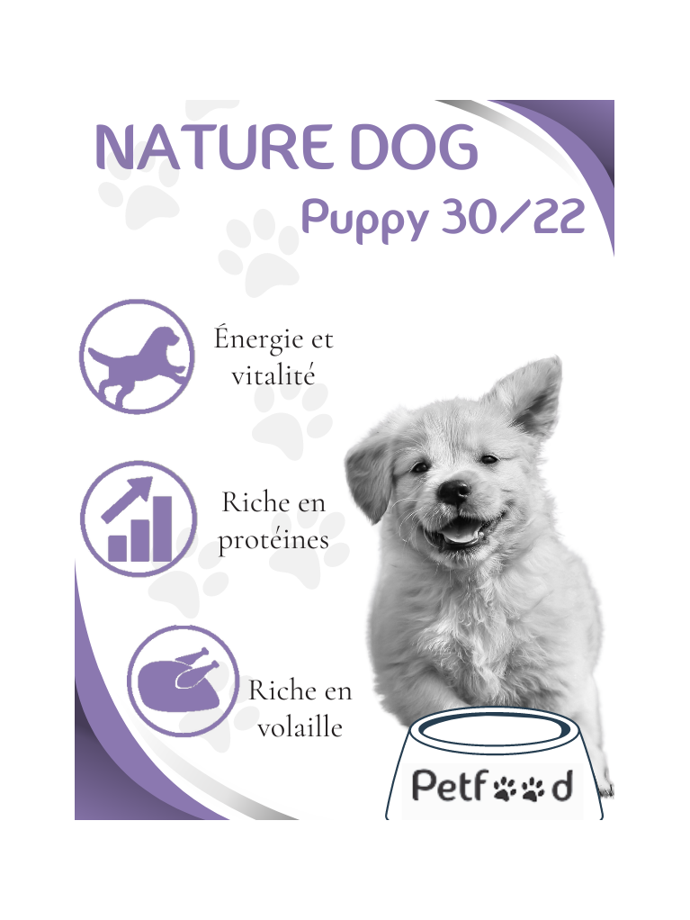 Croquettes Puppy 30/22 Nature Dog 4kg