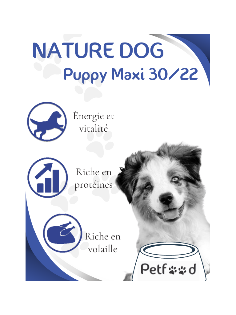 Croquettes Puppy Maxi 30/22 Nature Dog 15kg
