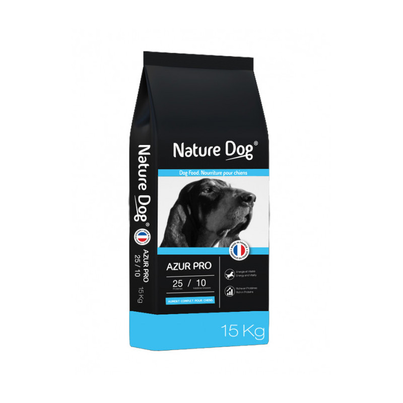 Croquettes Azur Pro 25/10 Nature Dog 15kg