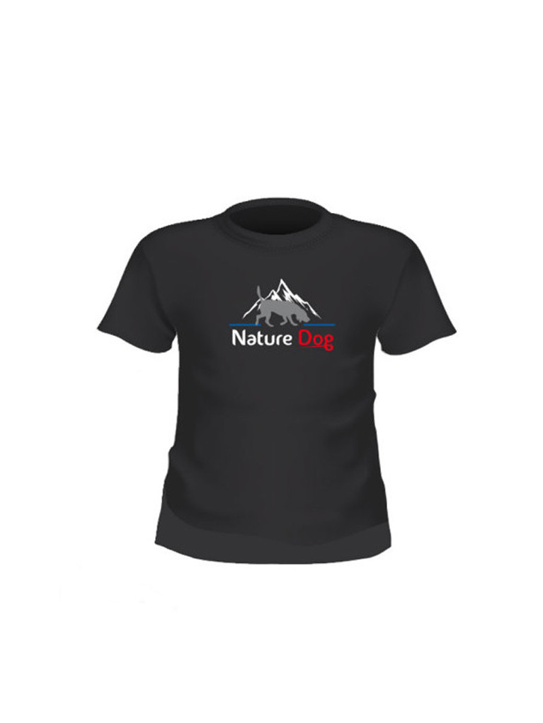 T-shirt montagne logo central homme Nature Dog