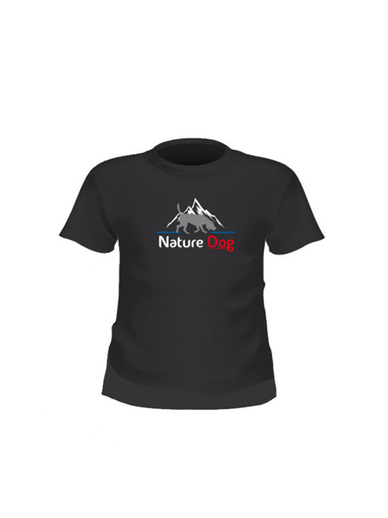 T-shirt montagne logo central femme Nature Dog